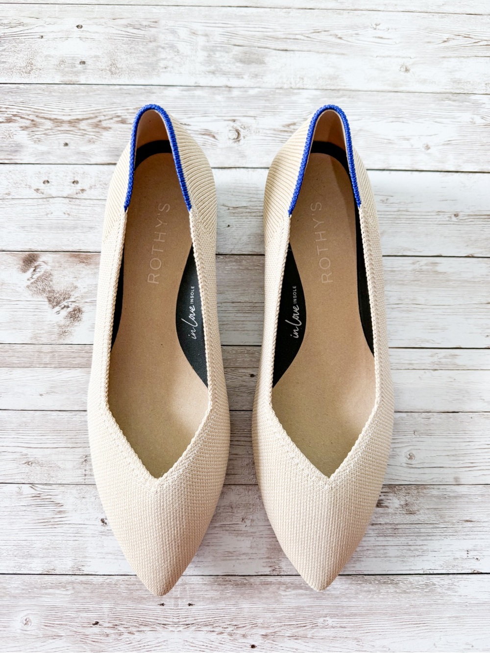 NEW Rothy’s The High Point Comfort Heel Sand Stone Tan Size 6 - Picture 5 of 15